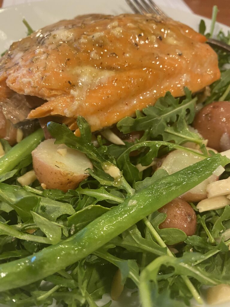 Honey Mustard Salmon Plate